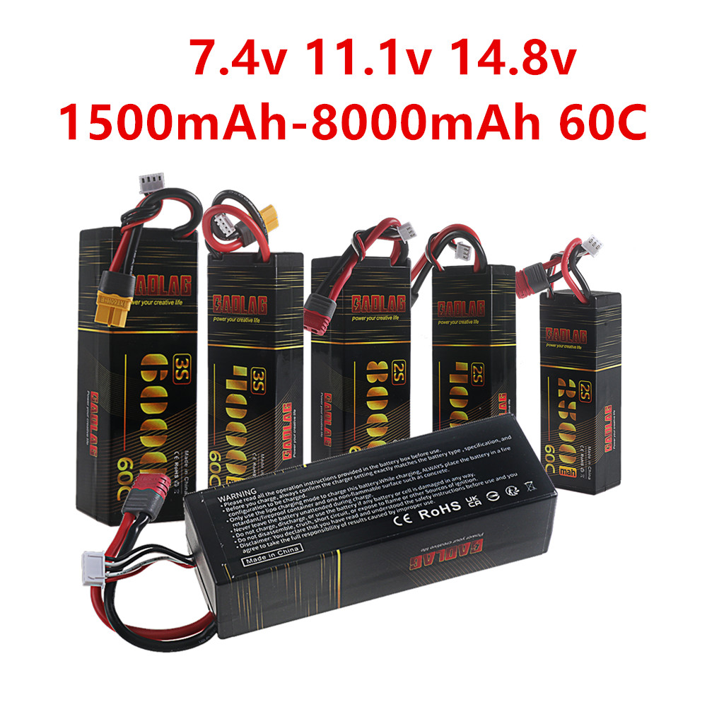 4S Lipo Battery 14.8V 6000Mah - Batterie Lipo 2S 3S 4S 2500mah