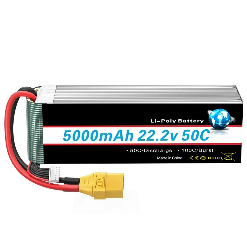 Nouveau 5000/6000 mah 22.2 V b - 6S Lipo Battery 22.2V 5000Mah avis et prix