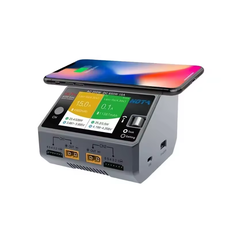 Chargeur double canal d'origin - Hota D6 Pro Dual Lipo Charger avis et prix